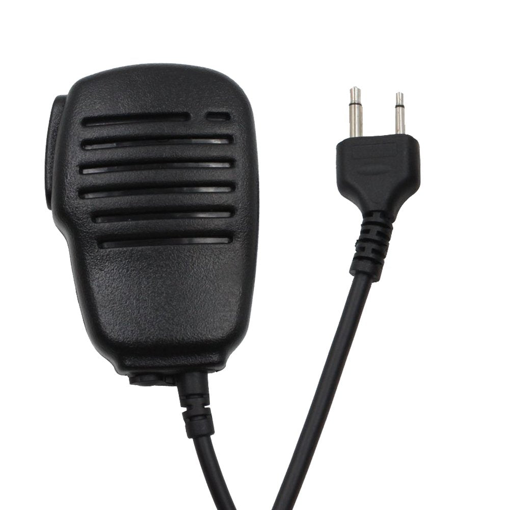 [Australia - AusPower] - AOER® 2 Pin Waterproof Shoulder Remote Speaker Mic Microphone with PTT Mic for ICOM Maxon Yaesu Vertex Radio 