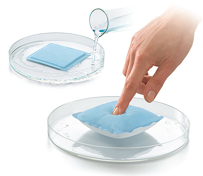 [Australia - AusPower] - Lohmann & Rauscher - Flivasorb Wound Absorbent Pad, Sterile & Individually Sealed Non-Adherent Padding for Gentle Wound Dressing & Absorption, Absorbs 20 Times Its Weight, 4" x 4" Square, Box of 10 4" x 4" 