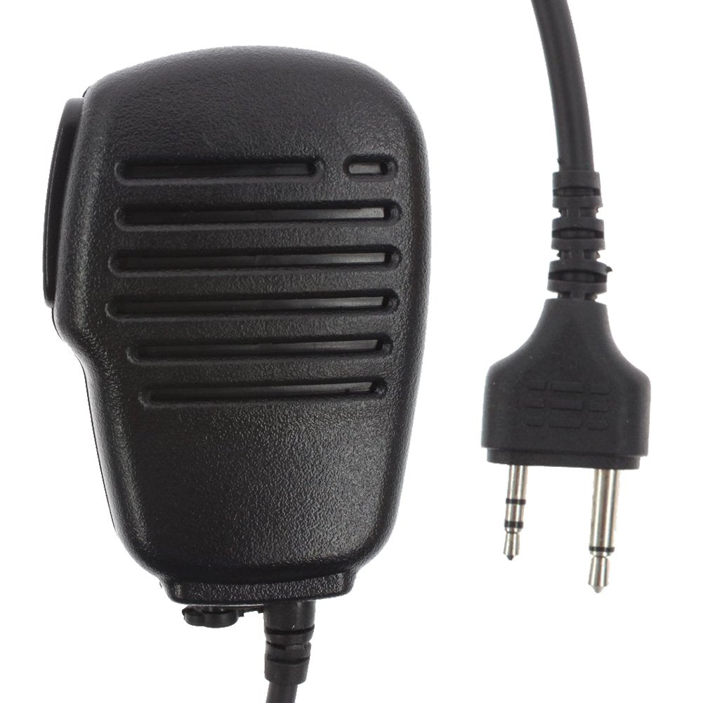 [Australia - AusPower] - AOER® 2 Pin Wateroof Rainproof Shoulder Remote Speaker Mic Micropone with PTT Mic for Wallkie Talkie Midland Alan Radio 