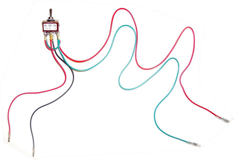 [Australia - AusPower] - Makermotor SWDPDT10A - Latch Action Pre-Wired DPDT Toggle Switch for Reverse Forward Functions 