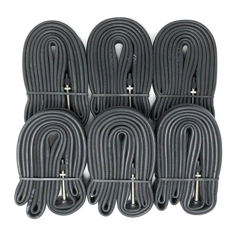 [Australia - AusPower] - VeloTubes 700C X (18/25, 28/34, 35/43) Road & Gravel 48mm Presta Valve Bicycle Inner Tubes - Bulk 6 Pack! 