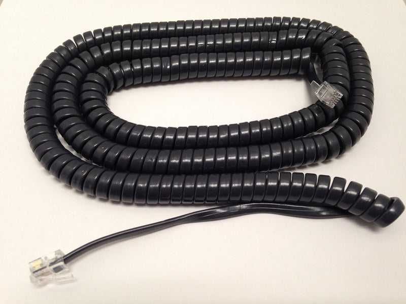 [Australia - AusPower] - The VoIP Lounge Replacement 25 Foot Long Gray Handset Curly Cord for Cisco 7800 & 8800 Series IP Phone 7821 7841 7861 8841 8845 8851 8861 8865 