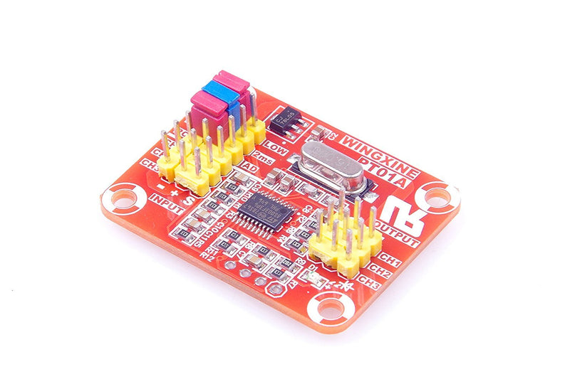 [Australia - AusPower] - NOYITO Multifunction Signal Converter Module PT01A Servo Signal to Voltage and PWM Signal, Pulse Signal To Analog Voltage PWM Converter For Servo Test Signal Calibration 