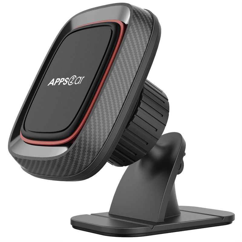 [Australia - AusPower] - Magnetic Car Phone Mount, Apps2Car Stick On Dashboard Magnet Phone Holder for Car, Dash Mount Cell Phone Holder with Strongest VHB Adhesive, Phone Magnetic Holder for Car, Magnetic Phone Dash Mount Black 