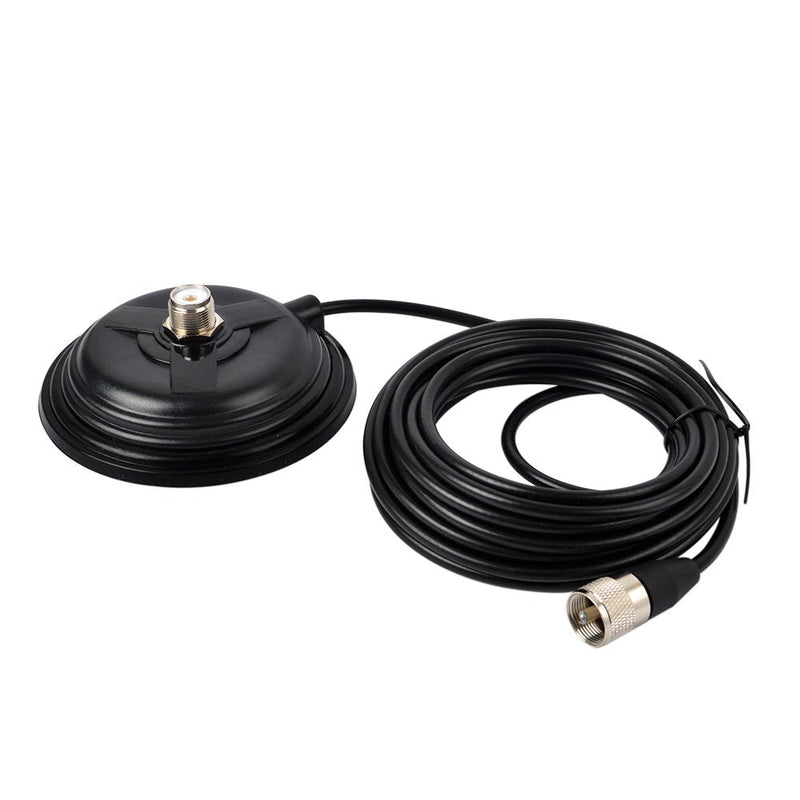 [Australia - AusPower] - HYS TC-110M CB/VHF/UHF/HF Ham Radio Antenna Magnet Mount SO-239 Connection Style W/5M(16.4ft) RG58 Coaxial Cable PL-259 Plug 