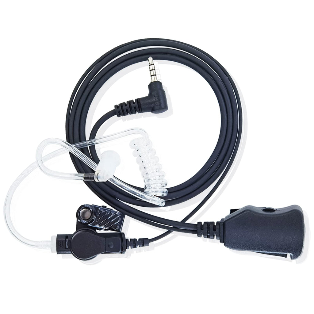[Australia - AusPower] - Covert Acoustic Tube Walkie Talkie Earpiece Headset3.5mm 1 Pin Air Covert Adjustable Volume Earpiece Headset for Walkie Talkie Yaesu VX-3R FT-10R VX-17 VX-130 VX-300 VX-354 