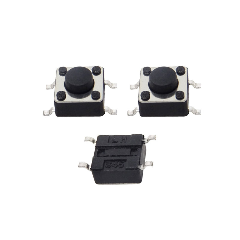[Australia - AusPower] - Honbay 100PCS 6x6x4.3mm 4 Pin Micro SMD SMT Momentary Tact Button Switches Pushbutton Switches 