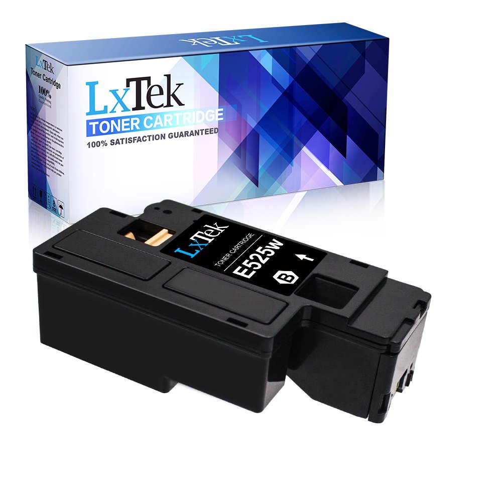 [Australia - AusPower] - LxTek Compatible Toner Cartridge Replacement for Dell E525W E525DW E525 525 to use with E525W Color Laser Printer (1 Black, High Yield) 