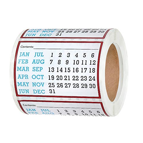 [Australia - AusPower] - Removable Food, Freezer, Labels 250 Labels, 1.7 inches x 2.5 inches 