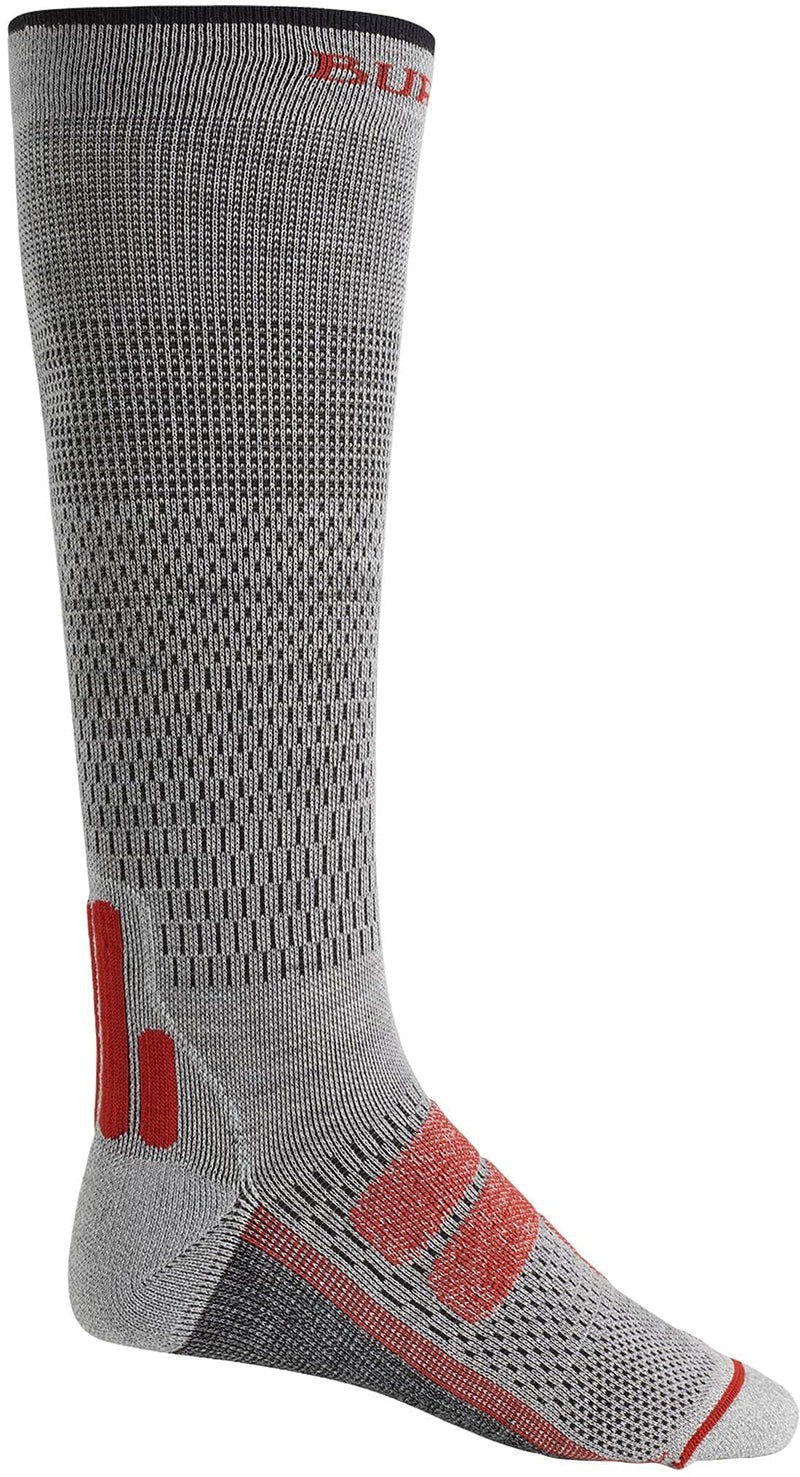 [Australia - AusPower] - Burton Performance+ Ultralight Compression Socks Mens Gray Heather Small 