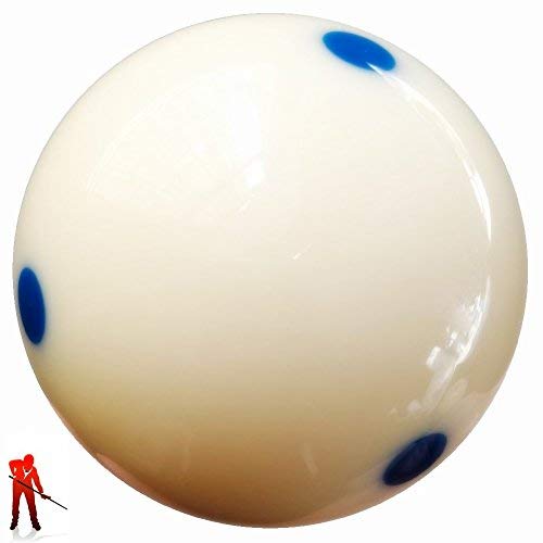 [Australia - AusPower] - Loto AAA-Grade PRO Cup Standard Pool-Billiard Cue Ball with 6 Dots (2-1/4'', 6 oz) 