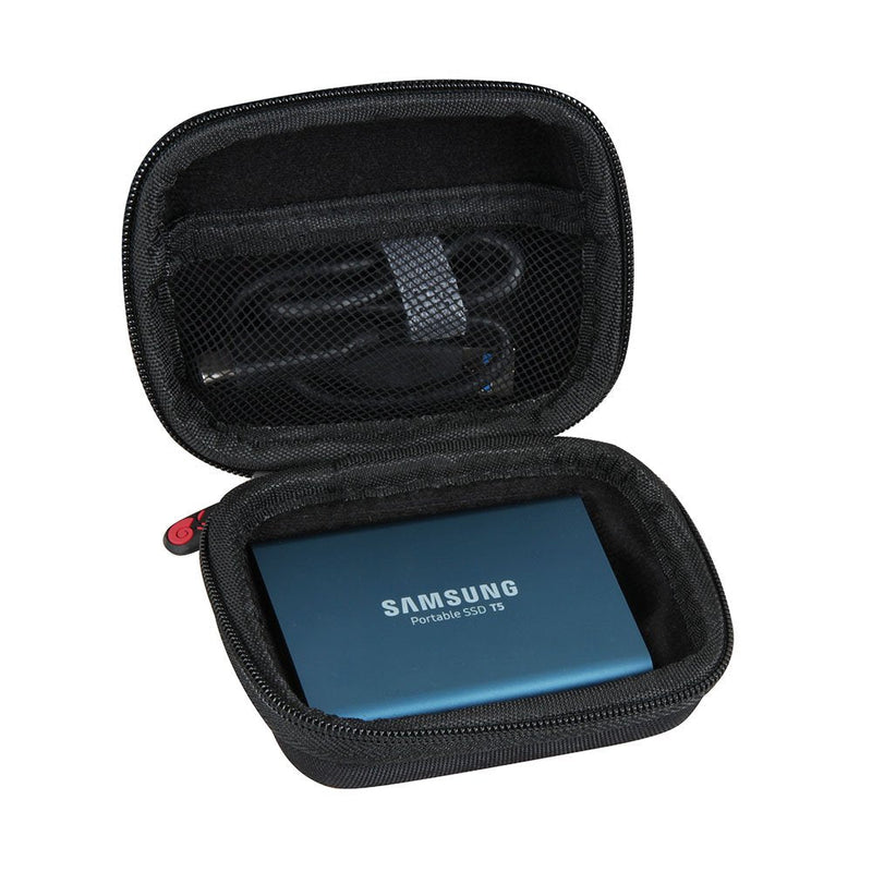 [Australia - AusPower] - Hermitshell Hard EVA Travel Case Fits Samsung T3 / T5 Portable 250GB 500GB 1TB 2TB SSD USB 3.1 External Hard Drives 