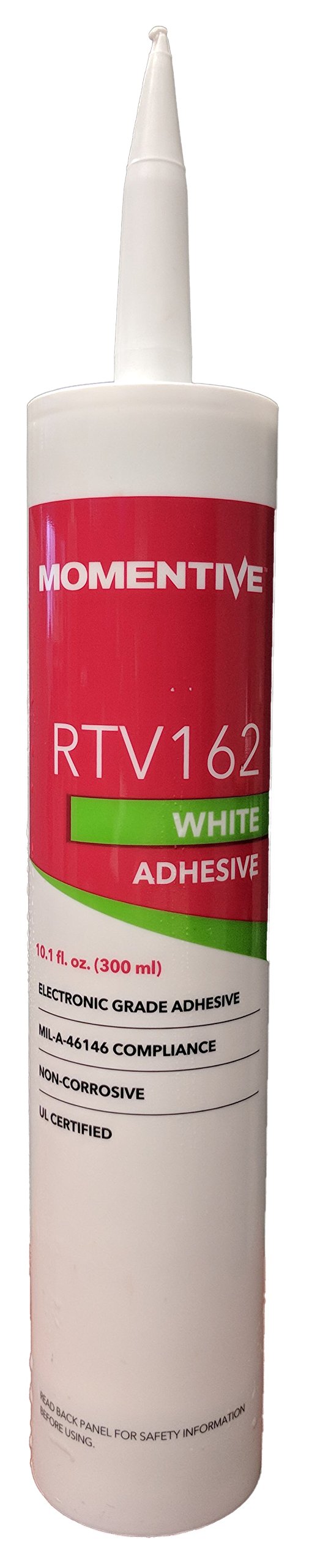 [Australia - AusPower] - Momentive RTV162 Silicone, One-Part, White, Paste, Non-Corrosive, 10.1 fl oz Cartridge, (RTV162-300ML) 