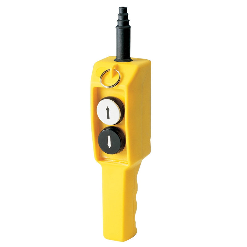 [Australia - AusPower] - ASI P02.1 2 Button Ergonomic Grip Pendant Station, 2NO Contacts, UP-Down Arrows 