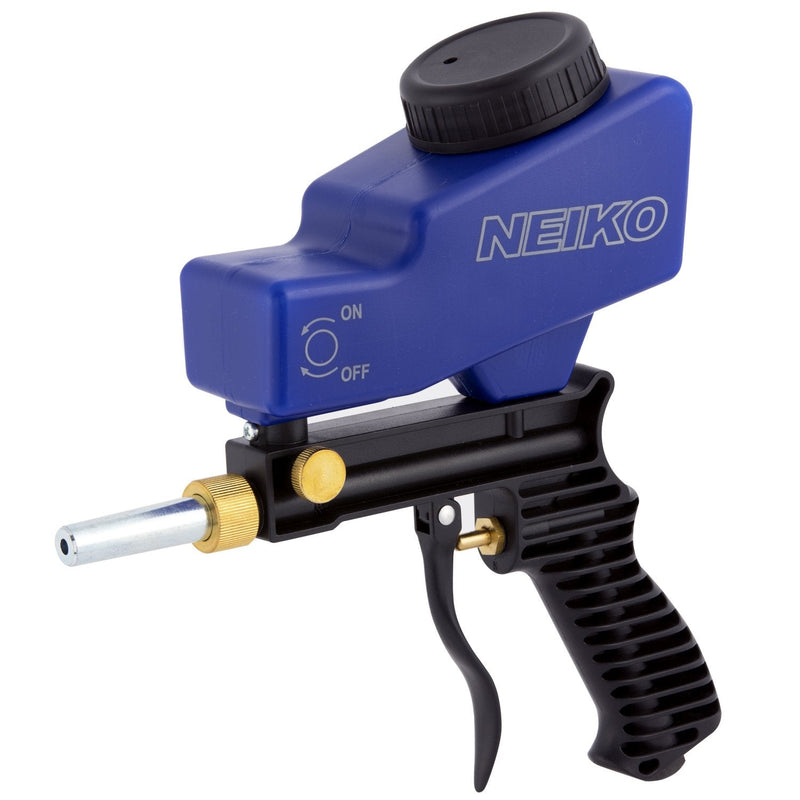 [Australia - AusPower] - Neiko 30068A Abrasive Air Sand Blaster Handheld Gun | Replaceable Steel Nozzle | Various Media Compatible Gravity Feed Hopper 