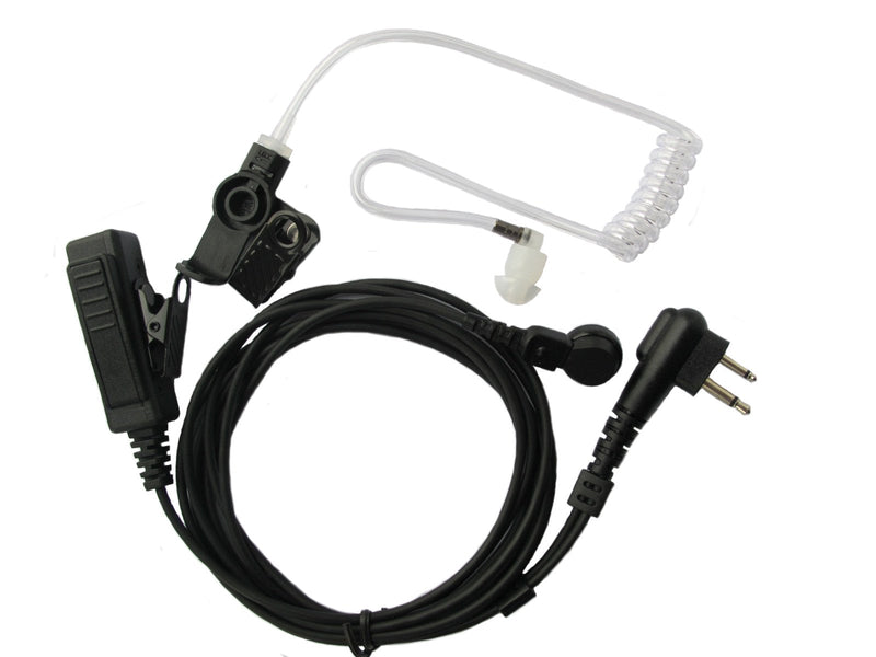 [Australia - AusPower] - bestkong Walkie Talkie Earpiece for Motorola Radio CP200 CP200D PR400 GP88 GP300 P110 CP040 CT150 PRO1150 EP450 SP10 XTN500 2-Wire Covert Surveillance Acoustic Tube Headset PTT Mic 