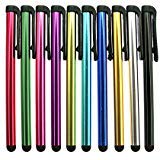 [Australia - AusPower] - INNOLIFE Metal Stylus Touch Screen Pen Compatible with Apple iPhone 4 4S 5 5S 5C 6 6 Plus iPad Galaxy Tablet Smartphone PDA (20pcs in 10 Colors) 20 Pack 