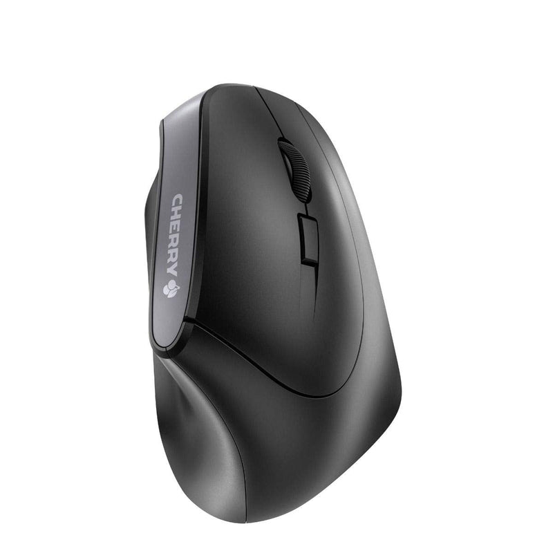 [Australia - AusPower] - CHERRY MW4500 Wireless Vertical Ergonomic Optical Mouse, up to 1200 DPI, 6 Buttons and Scroll Wheel For Laptop, PC, Desktop or Mac. Right Handed. 