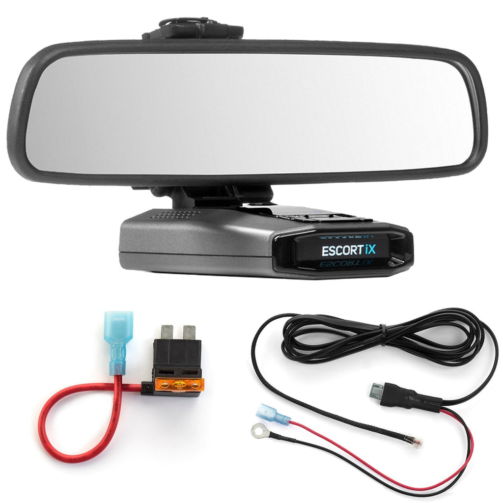 [Australia - AusPower] - Radar Mount Mirror Mount + Direct Wire Power Cord + ATO Fuse Tap Escort IX EX Max360C (3001307) 