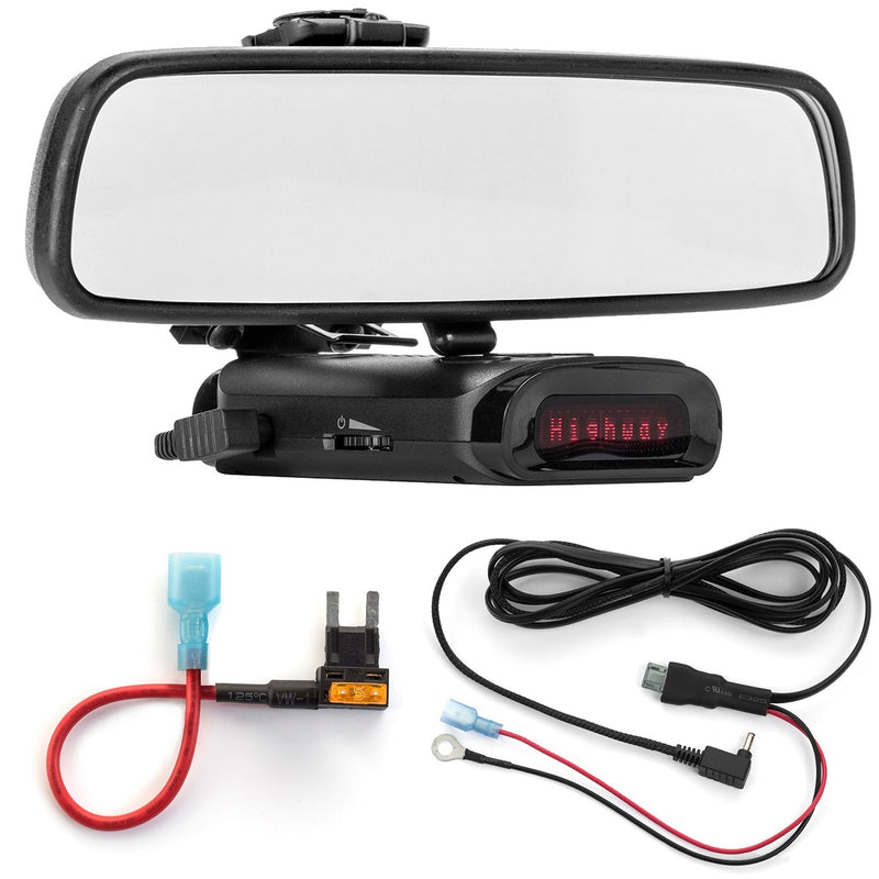 [Australia - AusPower] - Radar Mount Mirror Mount Bracket + Direct Wire Power Cord + Mini Fuse Tap for K40 (3001410) 