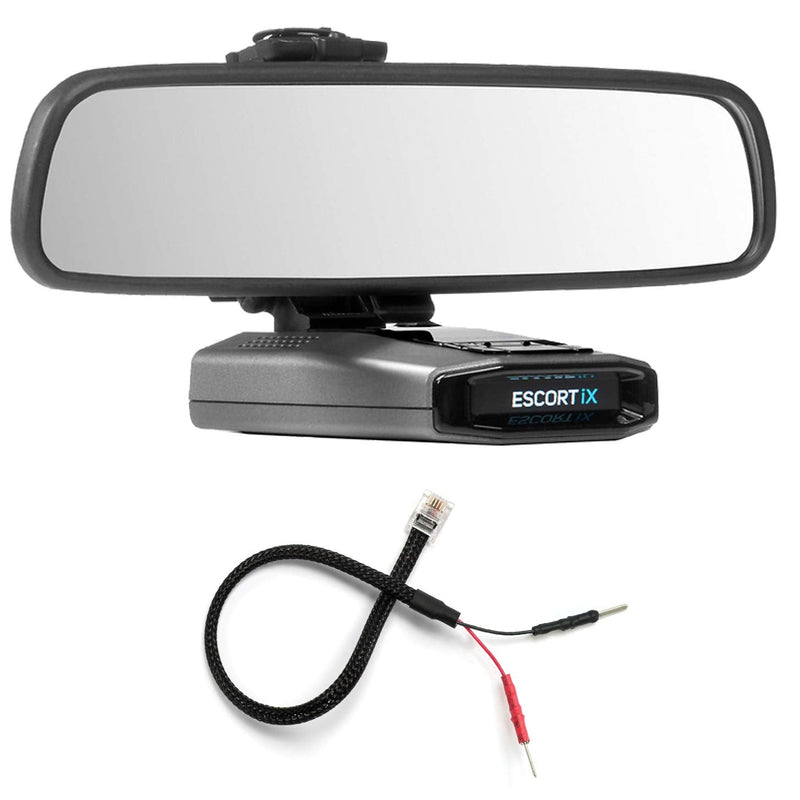 [Australia - AusPower] - Radar Mount Mirror Mount Bracket + Mirror Wire Power Cord for Escort IX EX Max360C (3001107) 