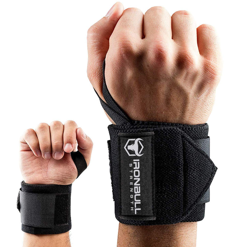 [Australia - AusPower] - Wrist Wraps (18" Premium Quality) for Powerlifting, Bodybuilding, Weight Lifting - Wrist Support Braces for Weight Strength Training 