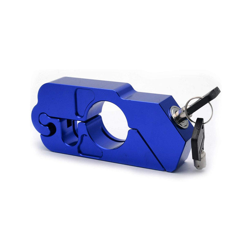 [Australia - AusPower] - Soosee Motorcycle Lock - Universal  alloy CNC Motorcycle Handle Throttle Grip Security Lock with 2 Keys to Secure a Bike, Scooter, Moped or ATV in Under 5 Seconds 