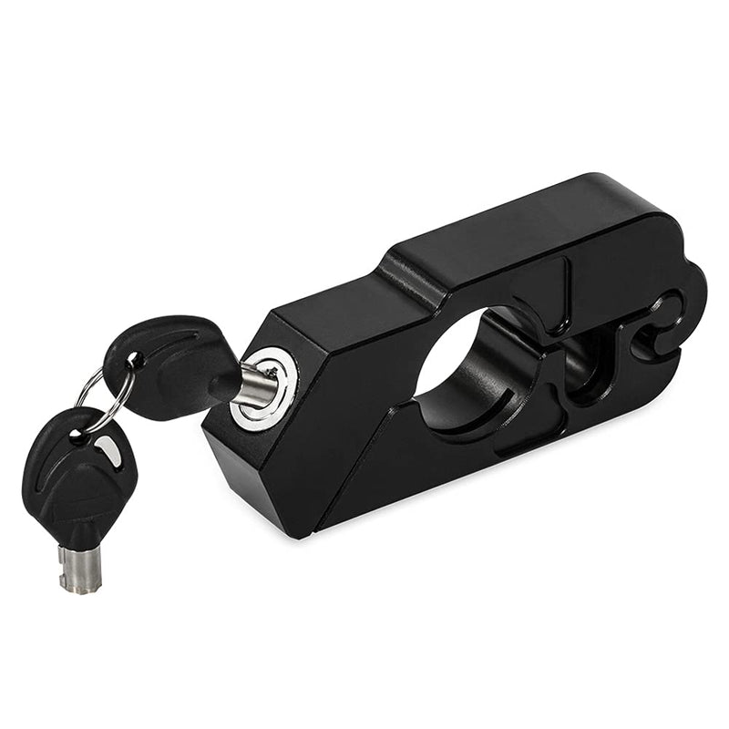 [Australia - AusPower] - Soosee Motorcycle Lock - Universal  Alloy CNC Motorcycle Handle Throttle Grip Security Lock with 2 Keys to Secure a Bike, Scooter, Moped or ATV in Under 5 Seconds 