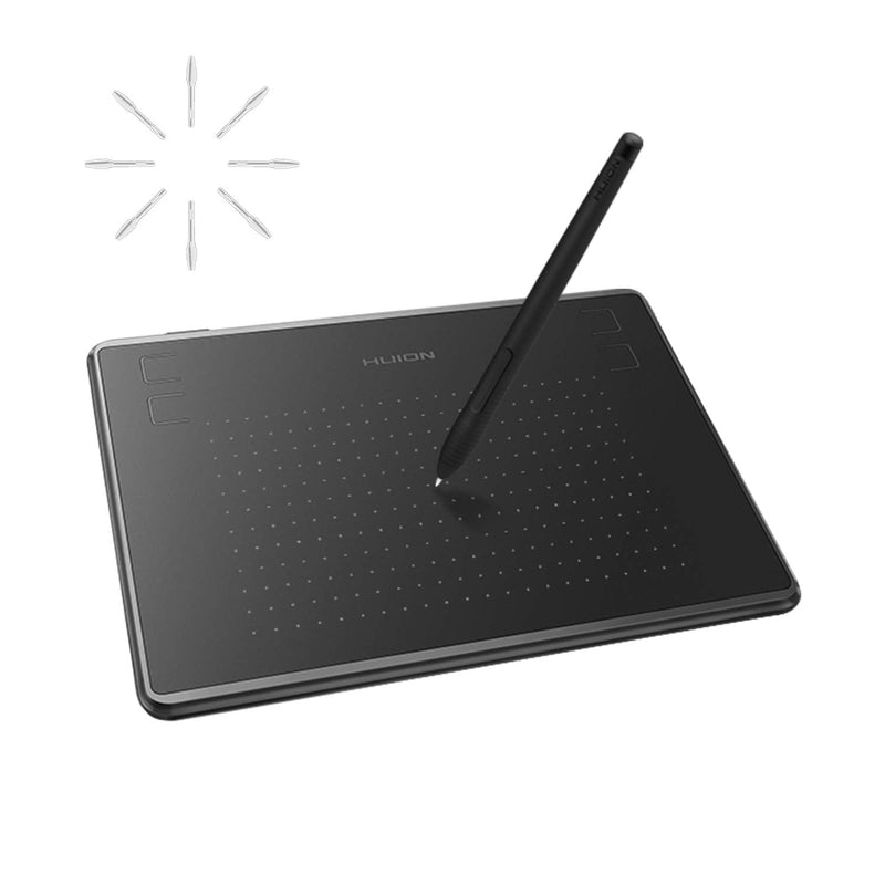 [Australia - AusPower] - HUION Inspiroy H430P OSU Graphic Drawing Tablet with Battery-Free Stylus 4 Press Keys, Compatible with Android, Linux, Windows and Mac 