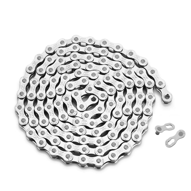 [Australia - AusPower] - ZONKIE 6/7/8 Speed Bike Chain 1/2 x 3/32 Inch 116 Links 