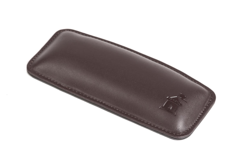 [Australia - AusPower] - Motte by Castle – Leather Wrist Rest Cushion for Mice, Mouse Pads, and Laptops – Ergonomic Durable Wrist Pad with Anti-Slip Rubber Base (Woodland) Woodland 