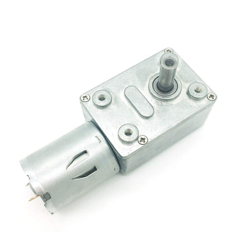 [Australia - AusPower] - Bringsmart JGY-370 12V 10rpm DC Worm Gear Motor 12 Volt High Torque Engine Mini Turbine Worm 12V Reducer Electric Motor Self-locking for DIY Mini Geared Motor (JGY-370 12V 10rpm) 