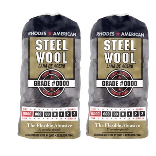 [Australia - AusPower] - Homax Products #0000 Super Fine Finish Steel Wool Pad 12 Per Package TV713206 (2 Pack) 