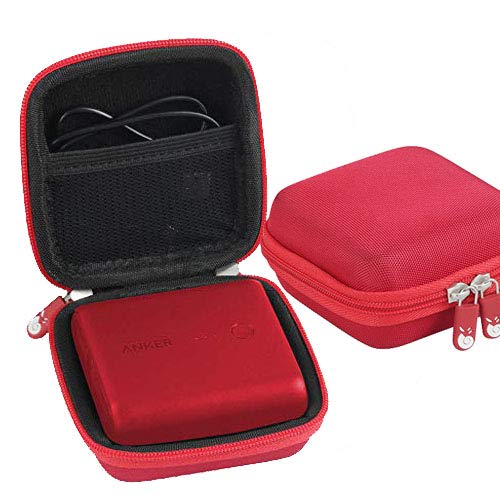 [Australia - AusPower] - Hermitshell Hard EVA Travel Case Fits Anker PowerCore Fusion 5000 2-in-1 Portable Charger and Wall Charger (red) Red 