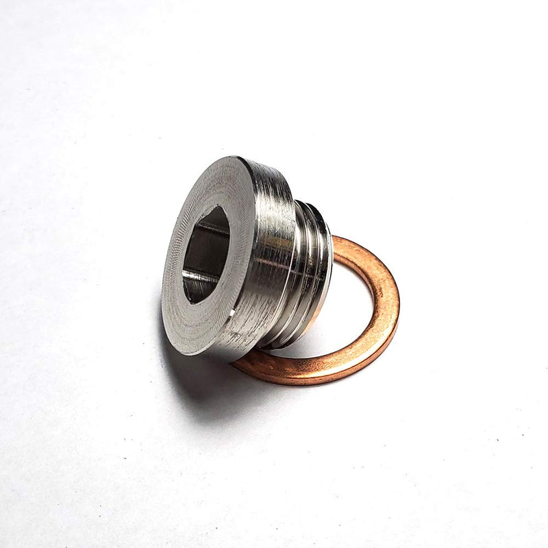 [Australia - AusPower] - Stainless O2 Sensor Plug M18x1.5mm With Copper Washer - Ticon Industries 
