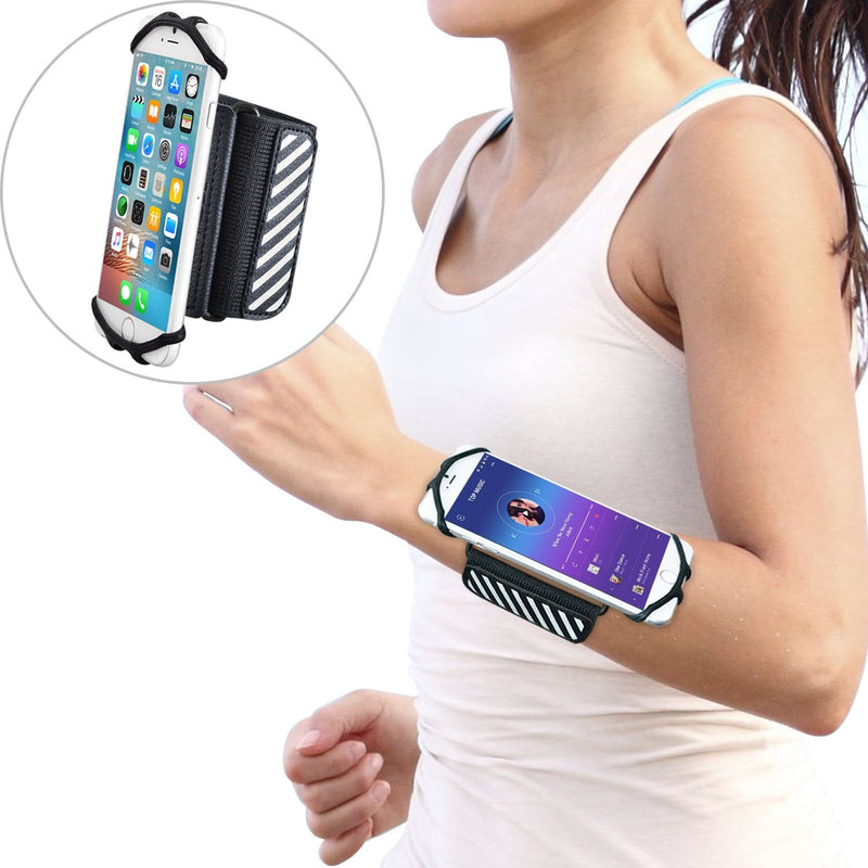 [Australia - AusPower] - WANPOOL Walking Wristband / Forearm Band Phone Holder for iPhones and Other 4.5 – 6 Inch Phones 