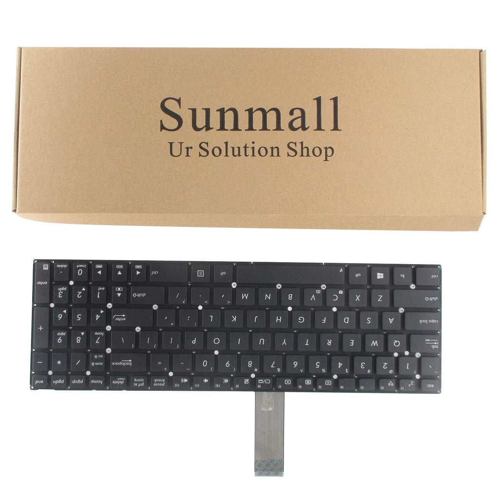 [Australia - AusPower] - SUNMALL Keyboard Replacement for asus r510l x550 x550ca k550 x552l Series Laptop Black US Layout 