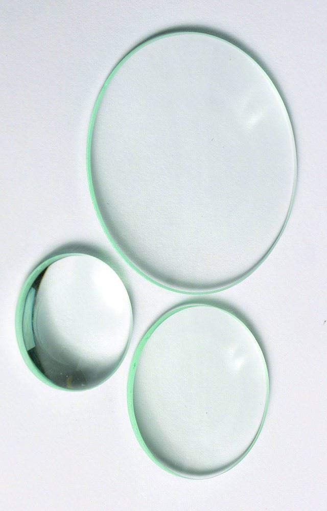 [Australia - AusPower] - United Scientific Double Convex Lens, Glass, Unmounted, 100Mm Dia / 100Mm Fl, Each 