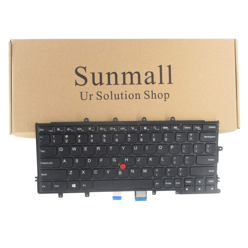 [Australia - AusPower] - SUNMALL Keyboard Replacement Compatible with Lenovo thinkpad X230S X240 X240S X240I X250 X260 X270 Series Laptop Black US Layout 