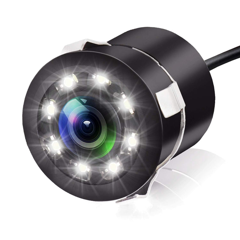 [Australia - AusPower] - Backup Camera, JPP Embedded Rear View Camera, Waterproof Camera LED Night Vision Reverse Camera for Truck, Car, Travel Trailer 
