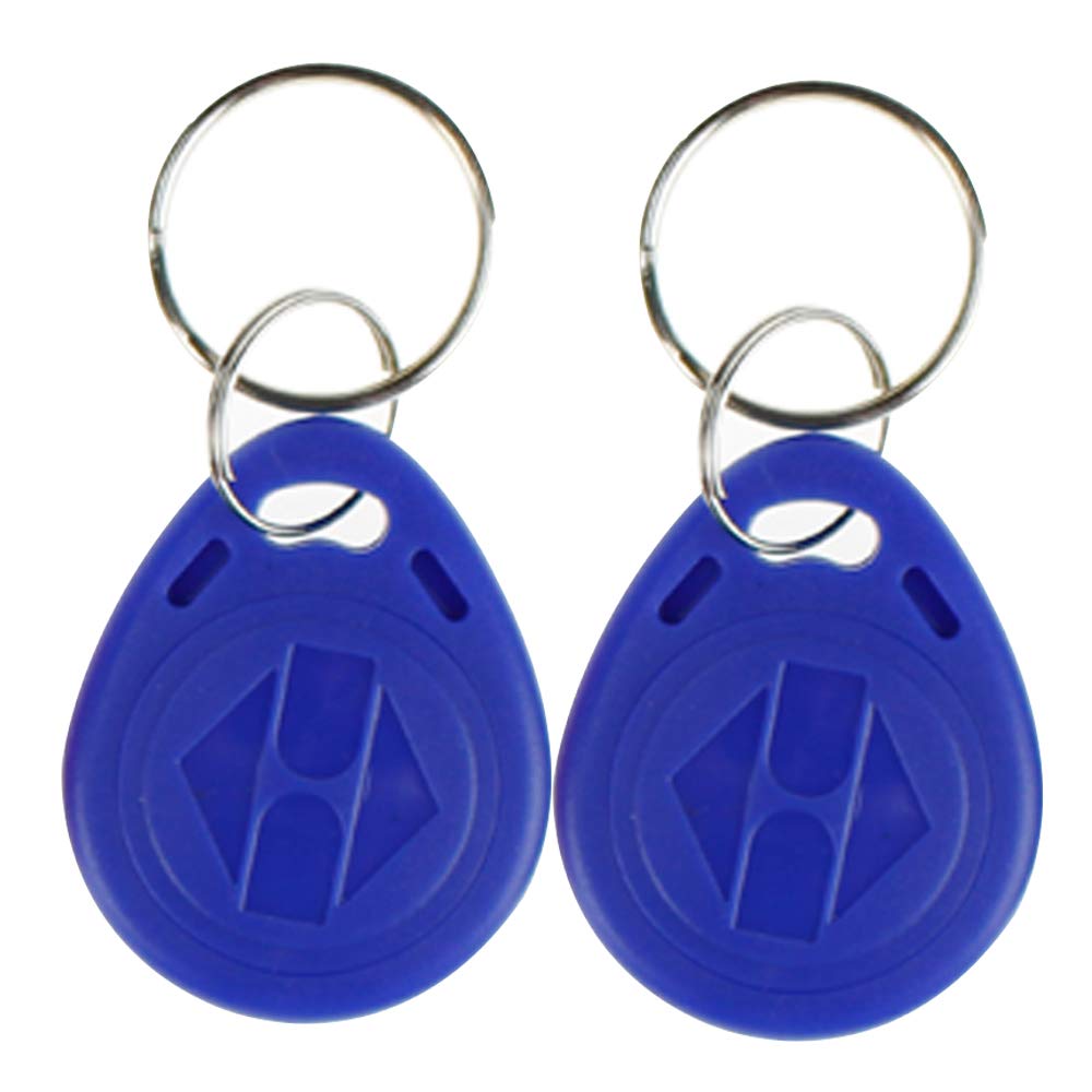 [Australia - AusPower] - OBO HANDS 20pcs 125KHz Rewritable RFID T5577 Keyfobs for Access Control User Card Blue 