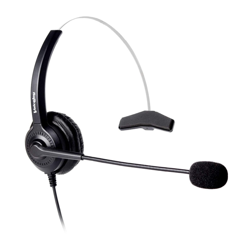 [Australia - AusPower] - Office Headset with RJ9 Plug for Yealink T20P T22P T26P T28P Phones Work for Avaya 1608 9630 9640 9650 9620,GrandStream GXP-2130 2140 2160 