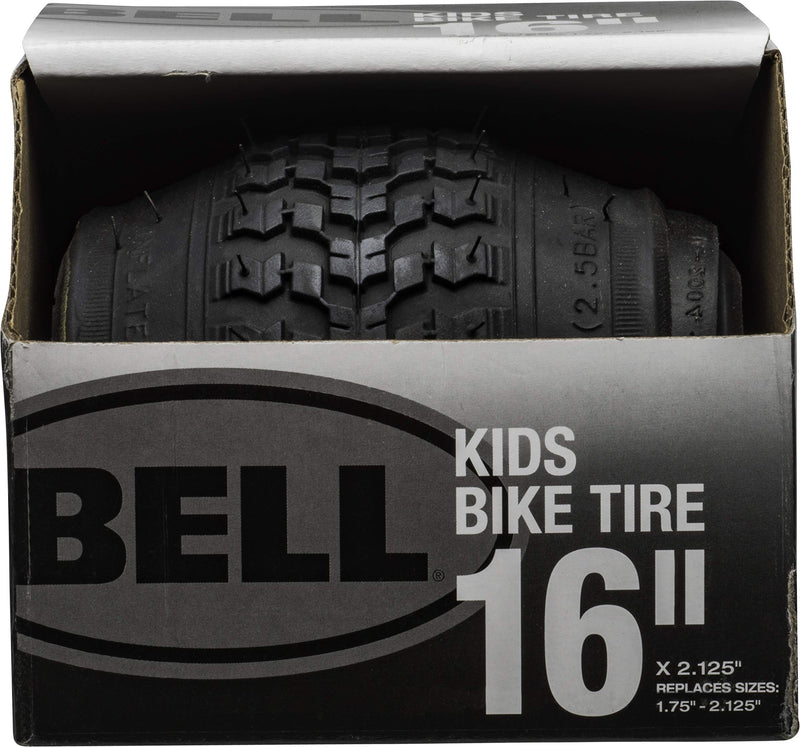 [Australia - AusPower] - Bell Kids Bike Tires Black - 16" x 1.75 - 2.25" 