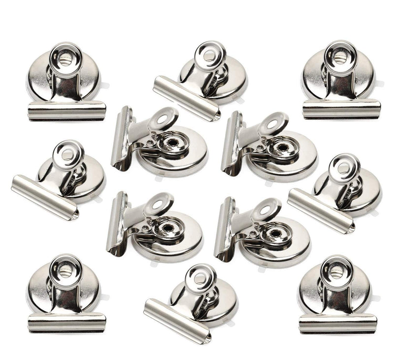 [Australia - AusPower] - Ninth Five Magnetic Clips - Heavy Duty Refrigerator Magnet Clips - 31mm Wide Scratch Safe - Clip Magnets Best for House Office School Use, Hanging Home Decoration, Photo Displays(12Pack) 