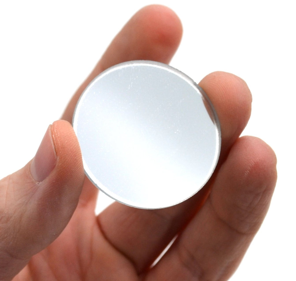 [Australia - AusPower] - Concave Mirror, 1.5" Diameter, 150mm Focal Length - Round - Glass - 2mm Thick Approx. - Eisco Labs 