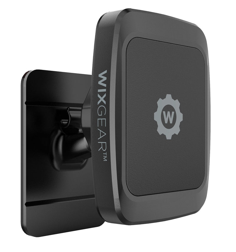 [Australia - AusPower] - WixGear Universal Stick On Dashboard Magnetic Car Mount Holder, for Cell Phones and Mini Tablets with Fast Swift-snap Technology, (New Rectangle Stronger Design) 