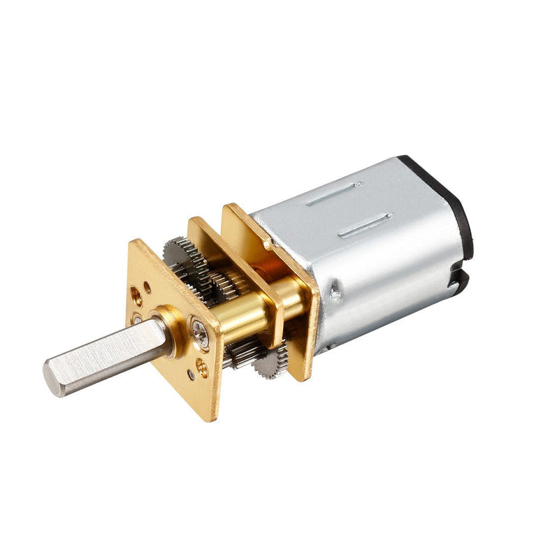 [Australia - AusPower] - uxcell Micro Speed Reduction Motor DC 3V 25RPM with Full Metal Gearbox 0.15A Electric Gear Box Motor with 2 Terminals for DIY RC 