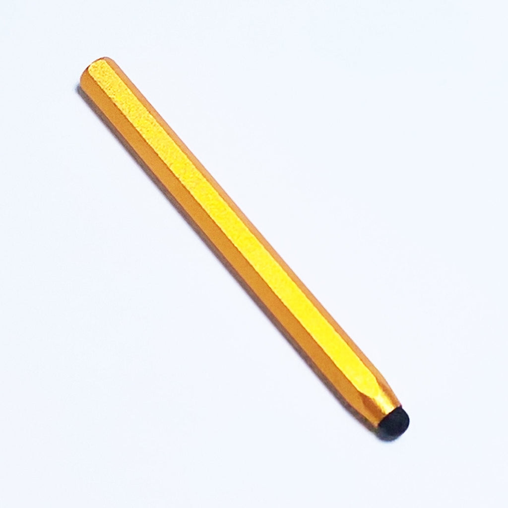 [Australia - AusPower] - Hexagon Aluminum Stylus Touch Pen Metal Pen for Tablet Smartphone (Gold) 