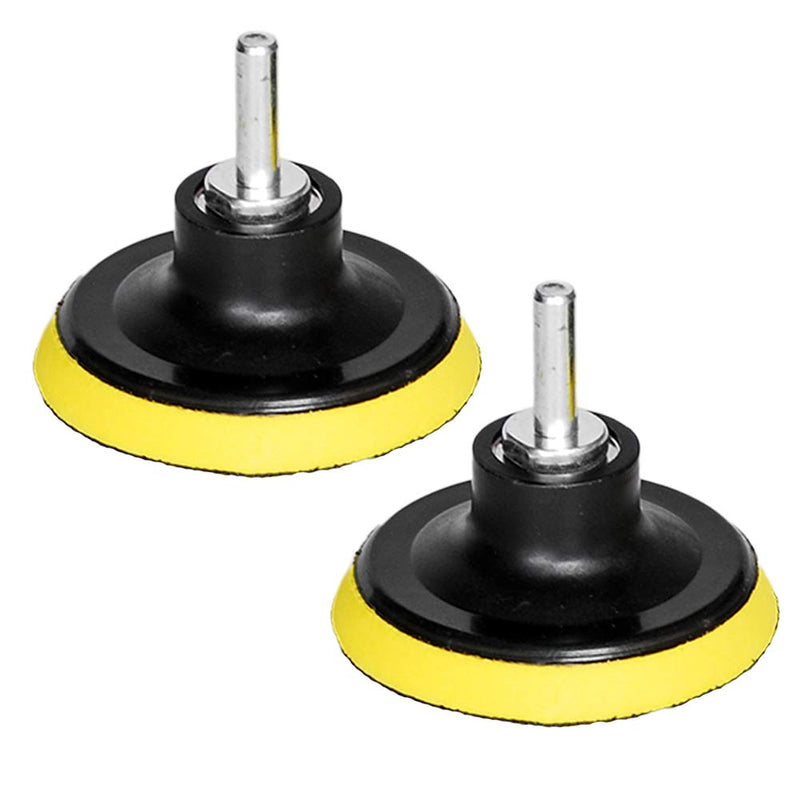 [Australia - AusPower] - HIFROM 3-Inch/80mm Hook and Loop Backing Pad Orbital Sander Polisher Sanding Pad M10 Drill Adapter (2-Pack) 2pcs (3" Pad) 