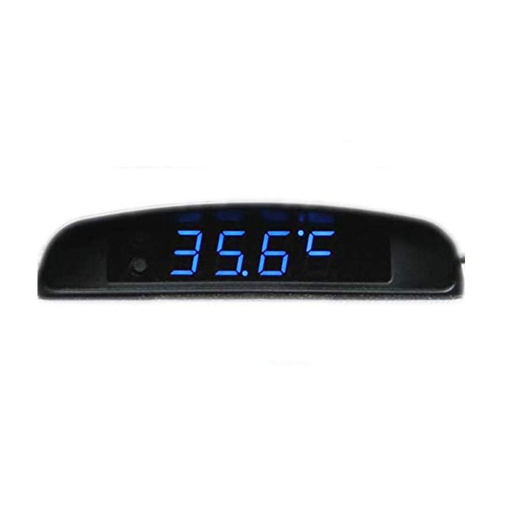 [Australia - AusPower] - BOOMBOOST 4In1 Car Date Clock Voltmeter Thermometer Voltage Monitor 12V Original Car Interior Multi- Function 